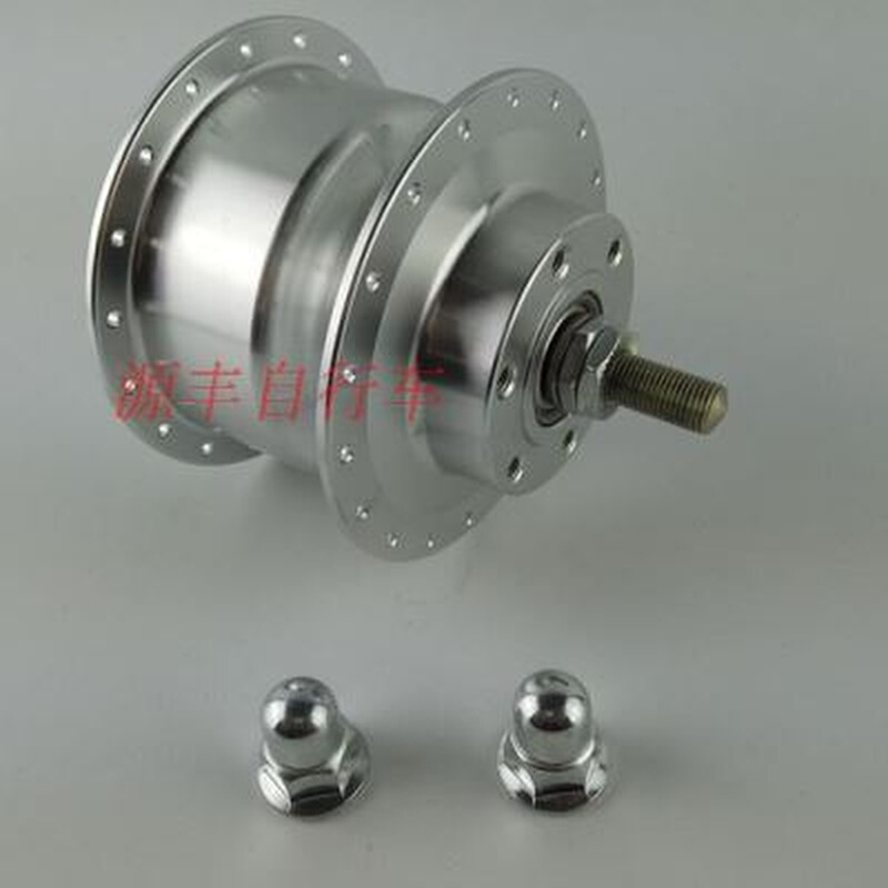 自行车碟煞发电花鼓 山地 旅行车改装发电花鼓 36孔碟煞发电花鼓