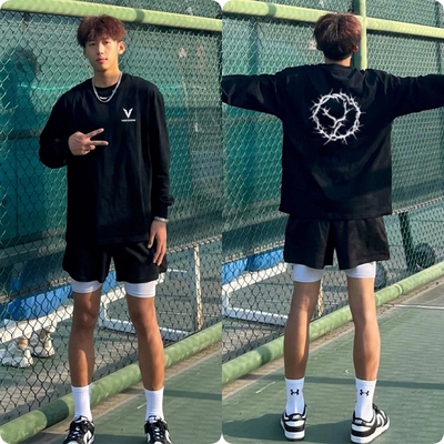 2025速干美式篮球长袖投篮服