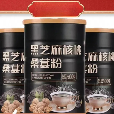 黑芝麻核桃桑葚粉冲泡即食粗粮芝麻糊早餐精选黑芝麻核桃桑葚粉
