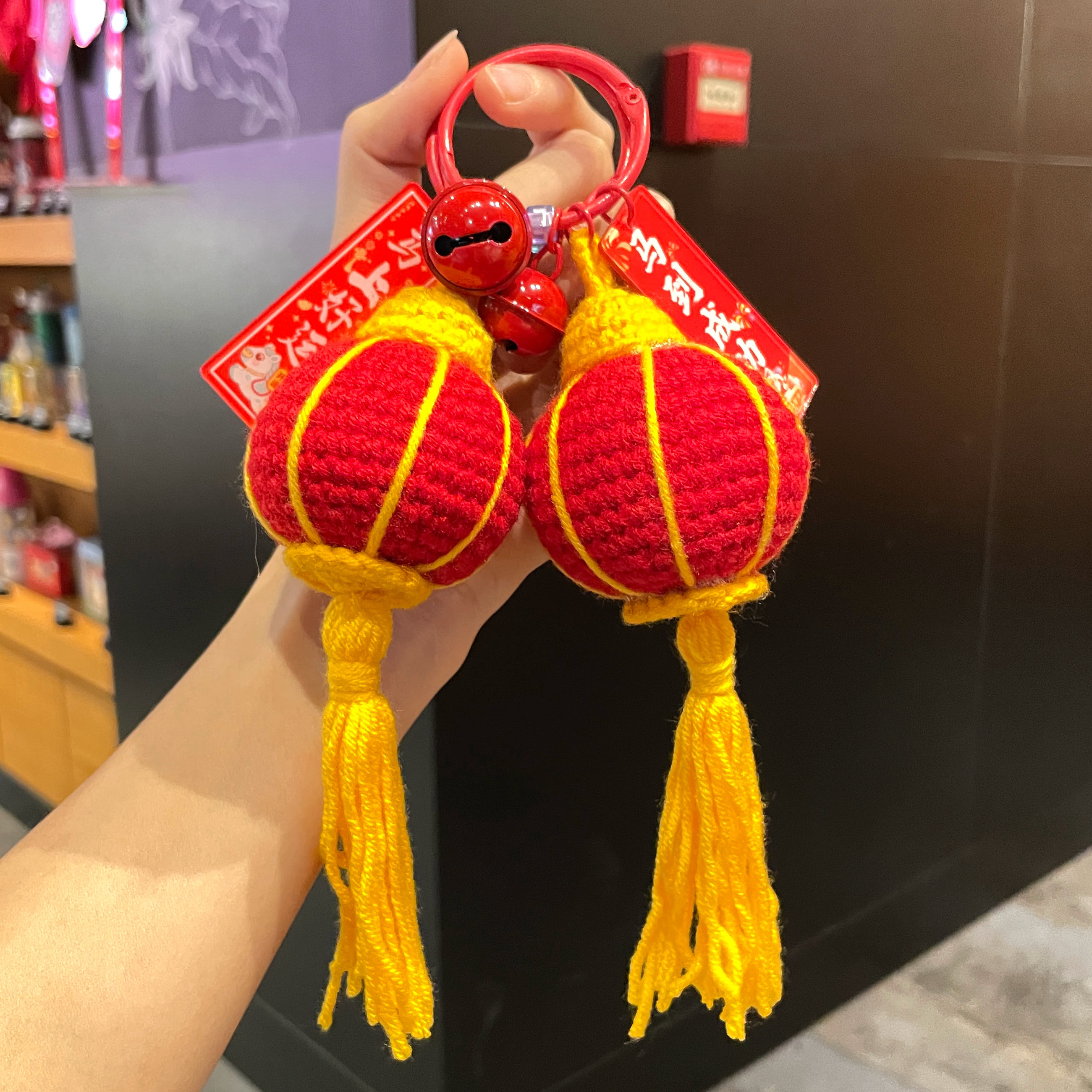 元旦钥匙扣小挂件卡通马上有钱新年创意汽车