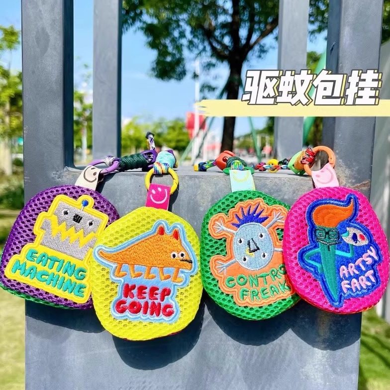 夏季驱蚊防虫小挂件可爱包包挂饰