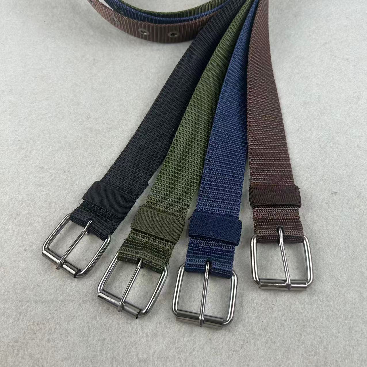 新款男士尼龙针扣腰带多功能