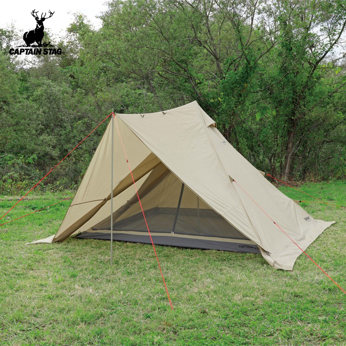 金字塔帐篷户外露营CAPTAINSTAG
