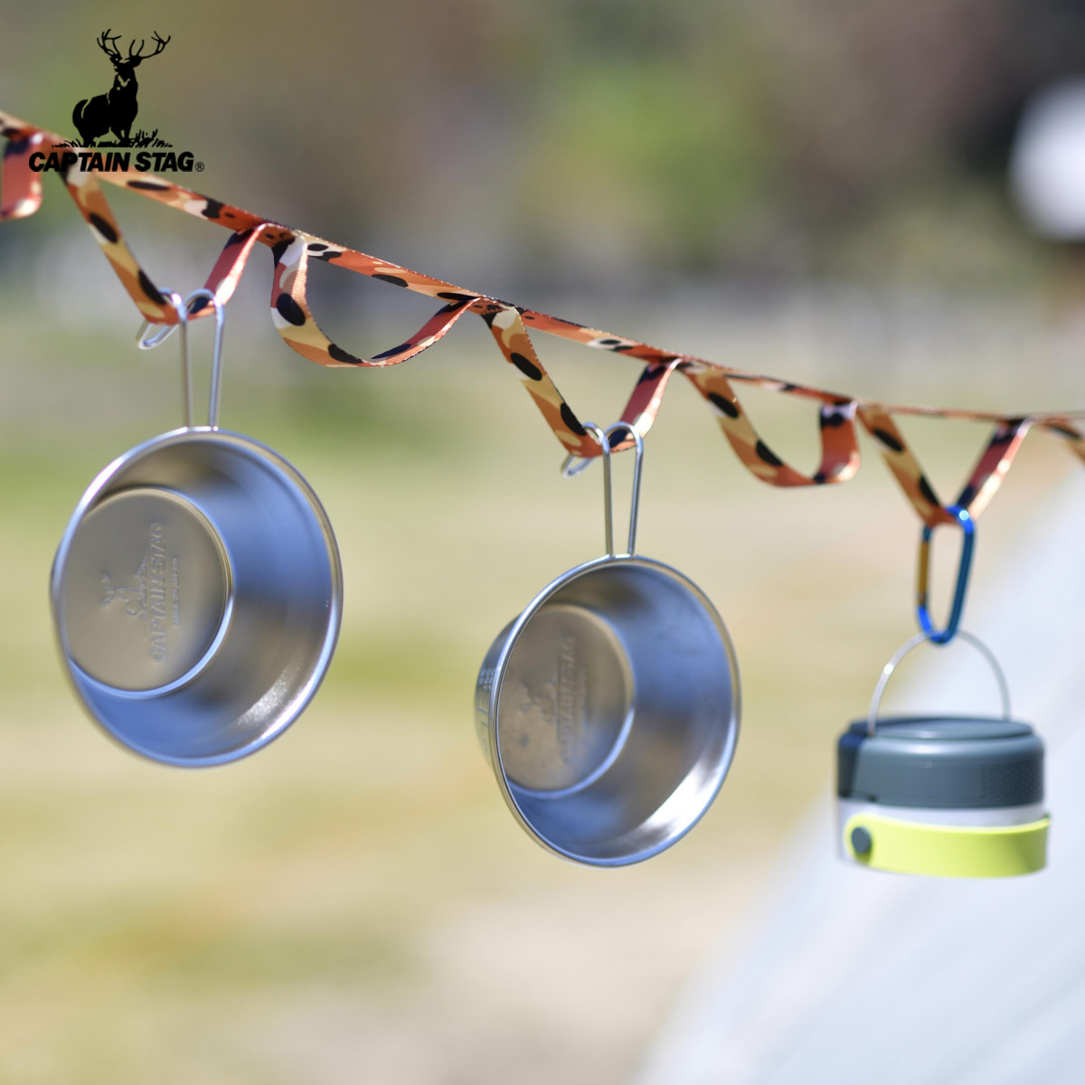 CAPTAINSTAG户外雪拉杯挂绳吊环