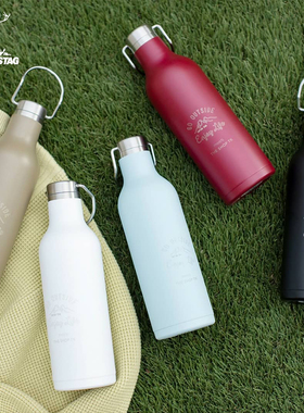 CAPTAIN STAG不锈钢保温杯户外露营真空双层保冷恒温登山杯旅行杯