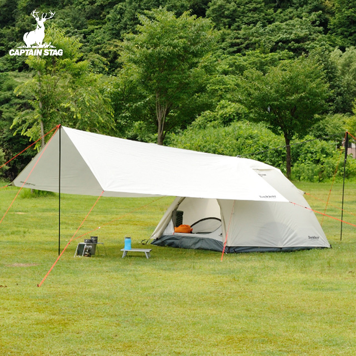 CAPTAINSTAG野营帐篷防风防雨