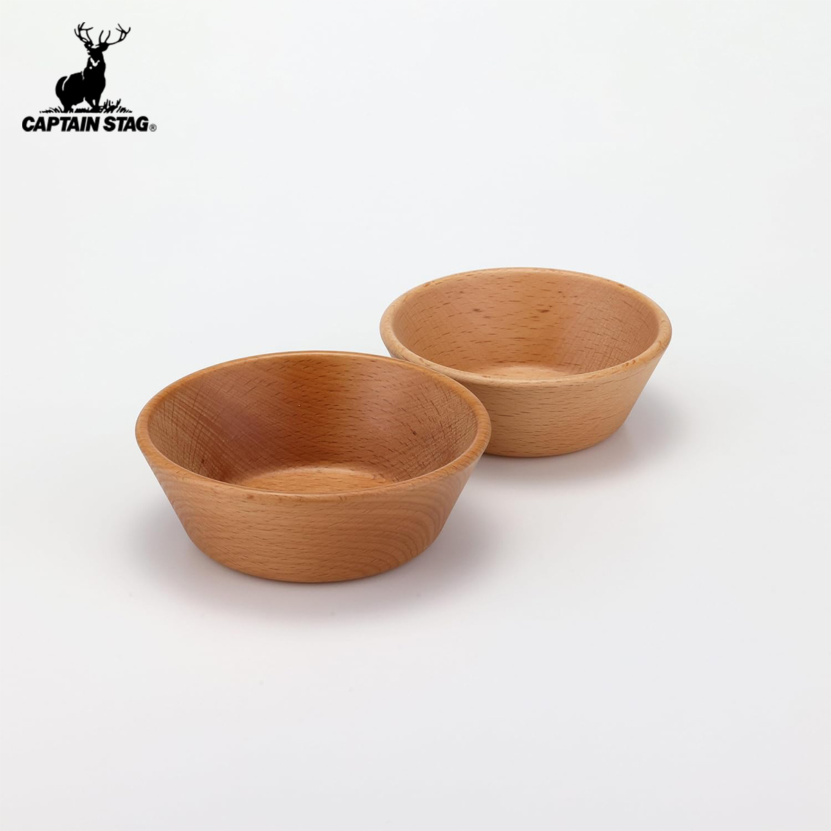 CaptainStag天然木质雪拉碗套装