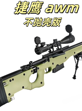 捷鹰awm 老玩家拉栓狙击儿童玩具枪模型MSR玩具野路子钢镚