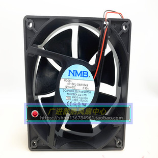 12V NMB全新4715KL 12038 B49 0.9A双滚珠大风量散热风扇12cm 04W