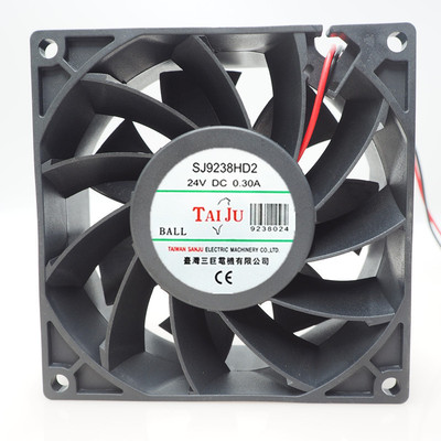台湾三巨SJ9238HD2 直流DC24v 9cm 配电箱 变频器 大风量散热风扇