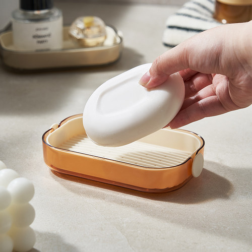 肥皂盒大号双层沥水盒家用香皂盒