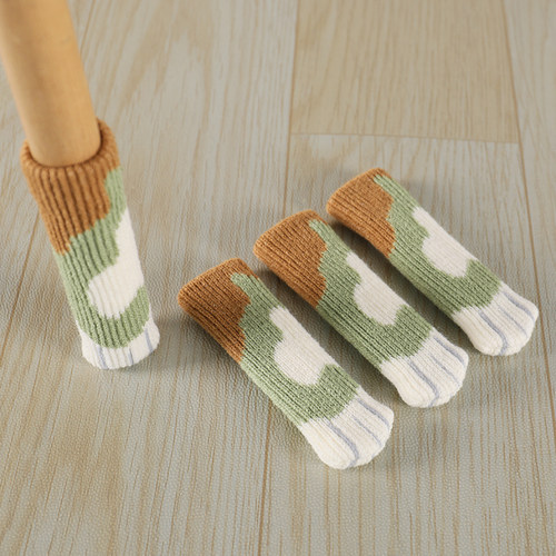 双层加厚毛毡底椅子脚套卡通可爱静音耐磨