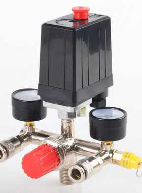 空压机支架压力控制开关总成巴马可调节出气阀门175psi0.8Mpa
