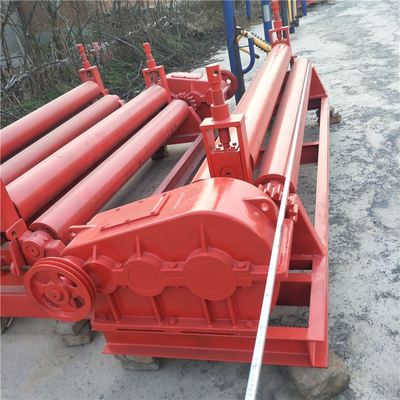 专业生产三辊轴卷板机 直径159壁厚10个钢板滚圆机 电动卷圆机