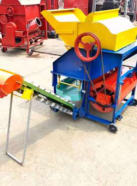 400型花生摘果机花生去秧子机器花生脱秧子机器电机柴油机带动