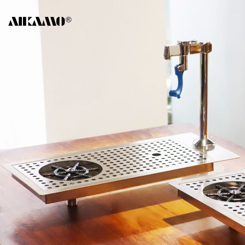 AIKAMO多功能带龙头洗杯器不锈钢