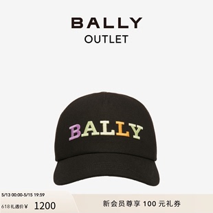 黑色帽子鸭舌帽6303875 BALLY 巴利男士