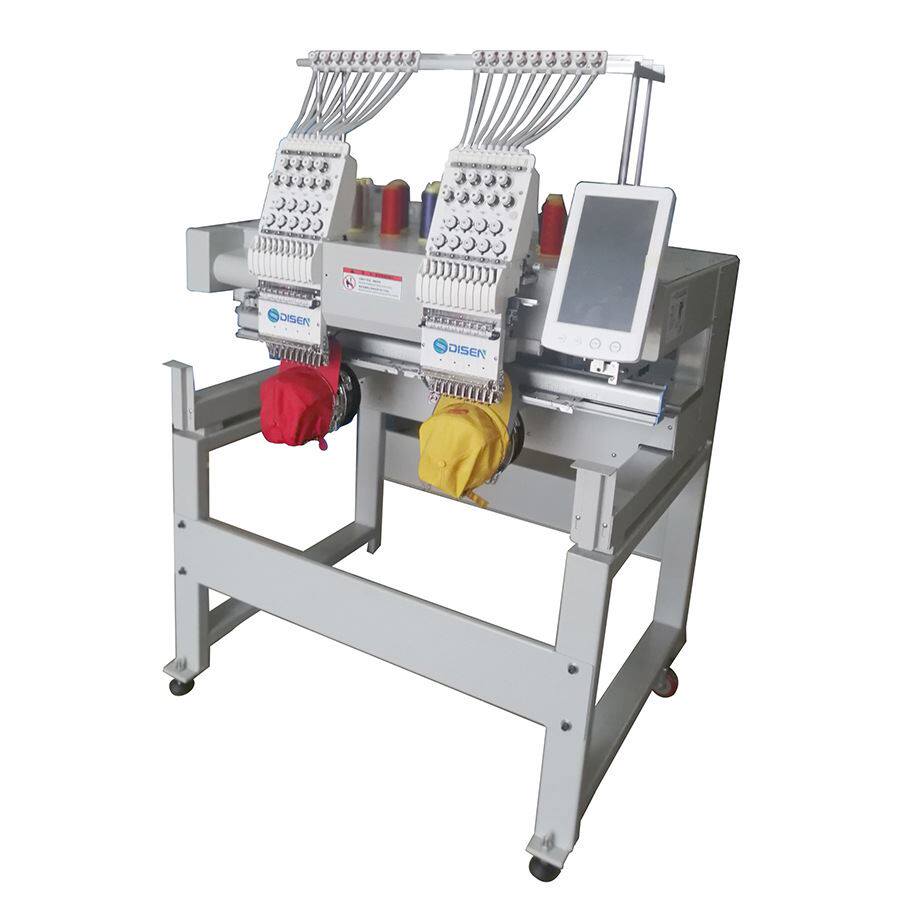 虎头帽绣花机民族风帽子刺绣标中国风全自动2头高速电脑绣花机