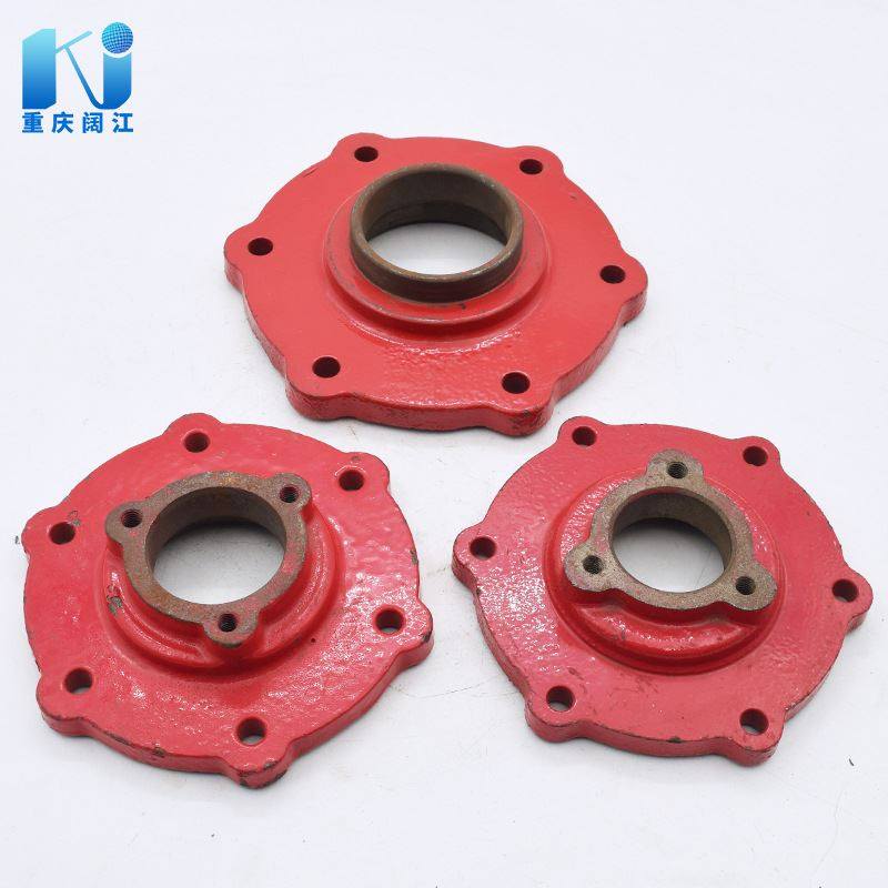 行走箱端盖-微耕机行走箱配件171/105/135型农机输出轴六方轴端盖