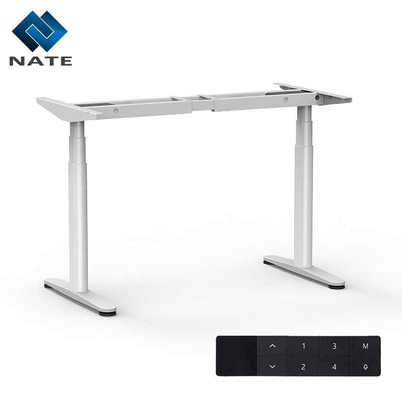 2025椭圆双电机三节电动升降桌升降桌腿升降桌支架智能电动升降桌