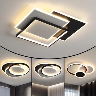 主卧房间现代简约轻奢吸顶灯家用创意led灯具 卧室灯2024年新款