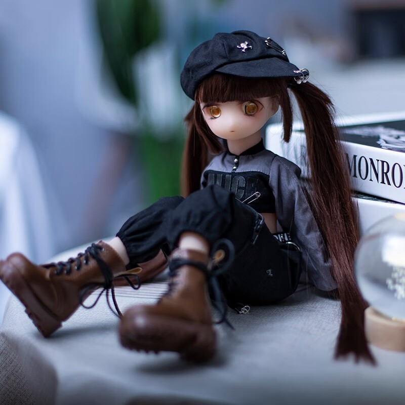 bjd娃娃二次元小型全身手办人偶迷你款关节可动硅胶玩偶摆件景品i