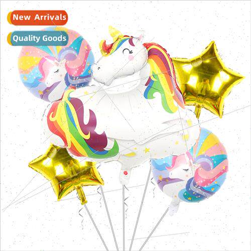Unicorn set balloon space unicorn aluminum foil balloon chil