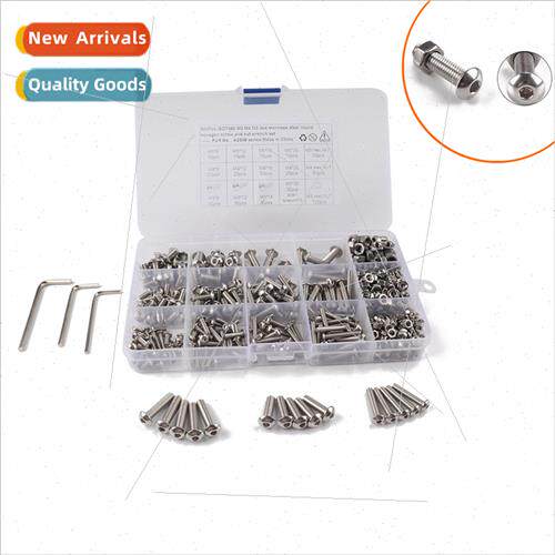 Box 500 bolts nuts wrenches Stainless steel fastening set M3