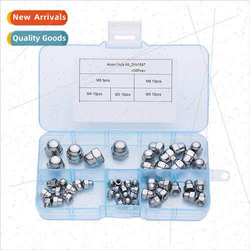 50PCS304 cap nut nut decorative cap cap cap ball head_DIN158