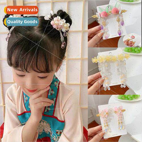 Hanfu children hair accessories hair card headdress clip anc