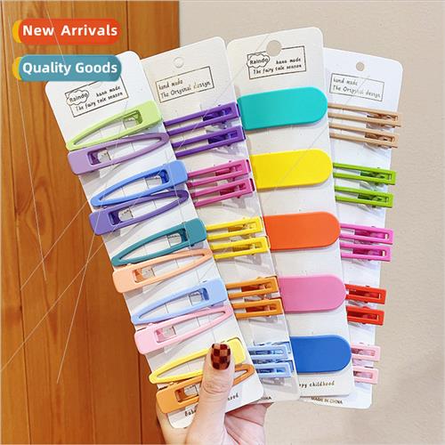Korea 2021 new simple side clip broken hairpin bangs BB hair