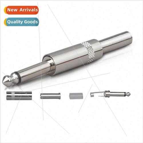 6.35MM Plug ngle Dual Channel Audio Plug Large Triplex Two-W