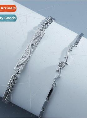 Thorn Rose Couple Bracelet Student Trend Men Women Pair Crea