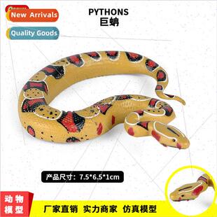 Amphibious reptile children compulsion toys static boa pytho