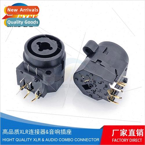 XLR XLR XLR Combination Receptacle DustproWithout Lock XLR B