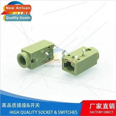 Audio 3.5 headphone socket PJ-312 long short black pink red