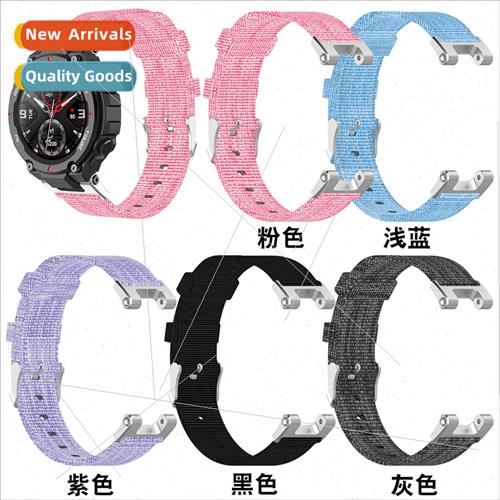 适用Amazfit T-Rex A1918 Nylon Canvas Strap T-Rex pro Woven N
