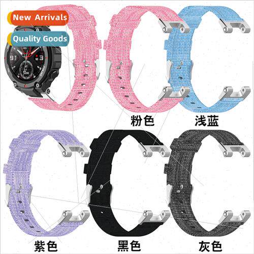 适用Amazfit T-Rex A1918 Nylon Canvas Strap T-Rex pro Woven N