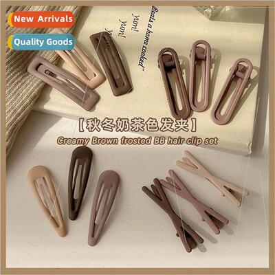 Autumn winter bb clip children headdress simple texture hair