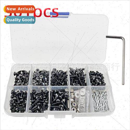 361pcs boxed blackened+half-round head hexagon socket head c