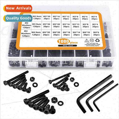 1080pcs12.9 socket head cap screws set cup head socket head