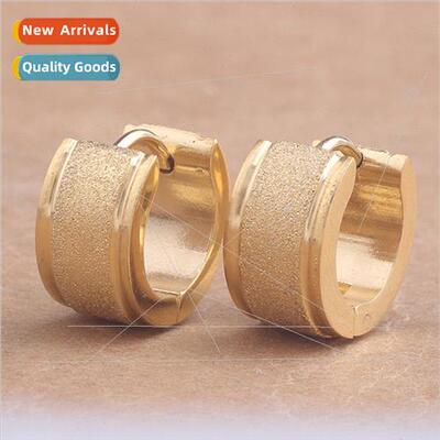 Europe popular simple tide men women frosted 7MM304 tanium s