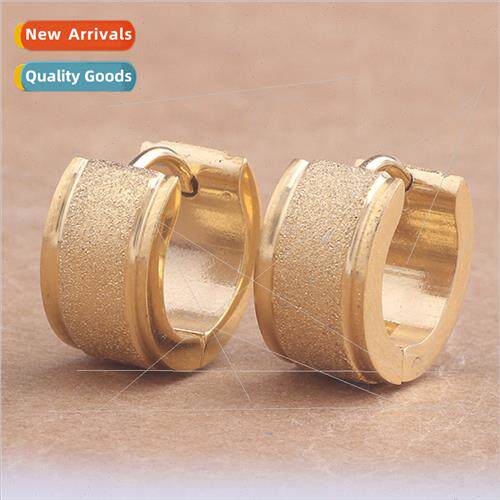 Europe popular simple tide men women frosted 7MM304 tanium s