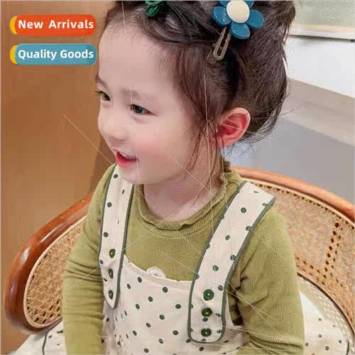 Children fall winter hair clips baby bangs broken hair clip