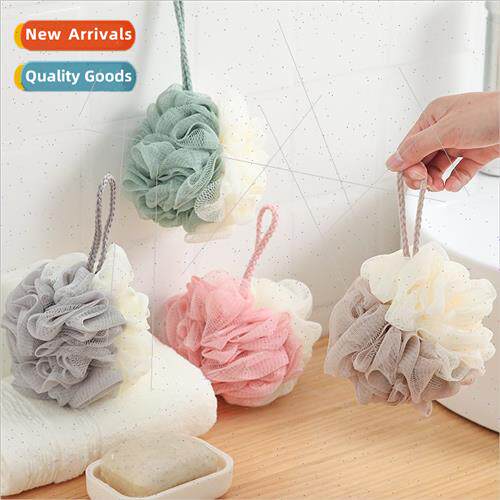 Two-color shower flower large color blocking shower ball bac