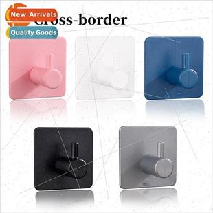 Plastic -marking no-hole hooks sticky hooks wall bathroom kc