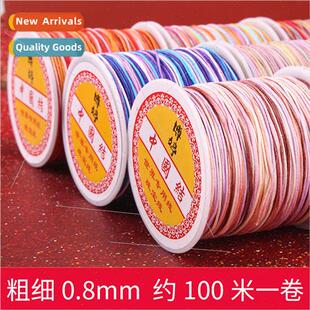 Duan dyeing colorful 72 jade wire 100 meters pendant wire hr