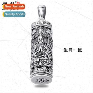 Foot silver s990 Buddha pendant Zodiac foot silver Heart Sut