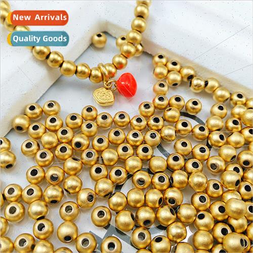 Round beads frosted loose beads beads spacer beads jewelry c