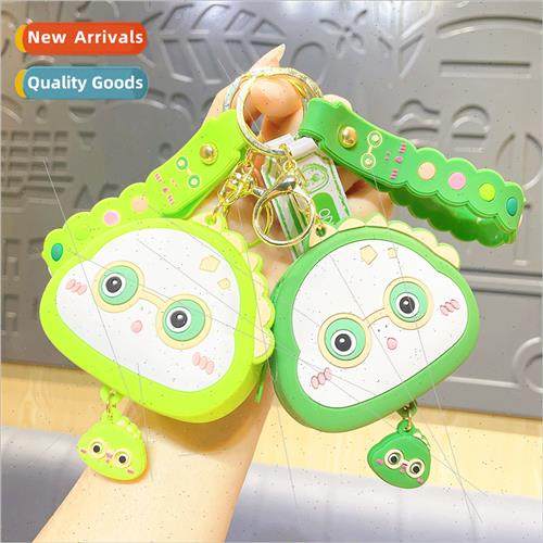 Eyes Dinosaur Coin Purse Cute Key Chain Kids Mini Storage Ke